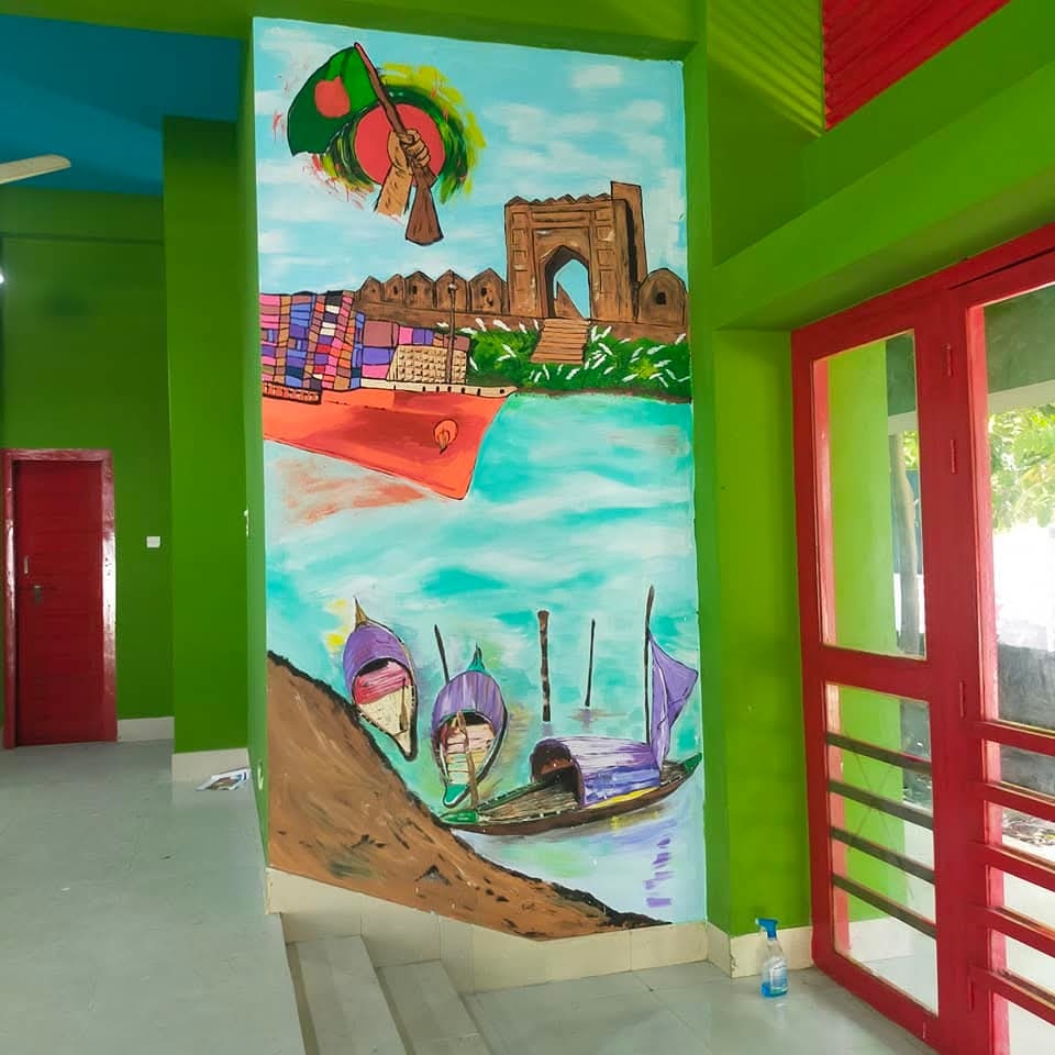 Upazila Auditorium Mural (1)
